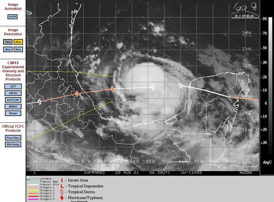 Tropical Storm Grace / Hurricane Grace Gulf of Mexico 17 22