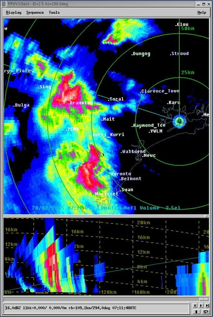 On the 20th February 2005, Geoff Thurtell and I made our way to Mudgee for a storm chase. A storm developed and rapidly intensified into a supercell h...