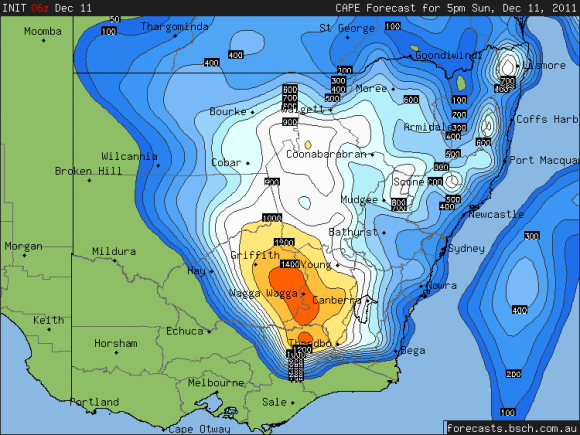 NSW Storms 11th December 2011